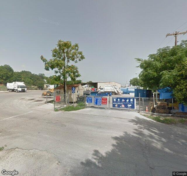 New Braunfels city recycling recycling center in New Braunfels, TX - View of facility