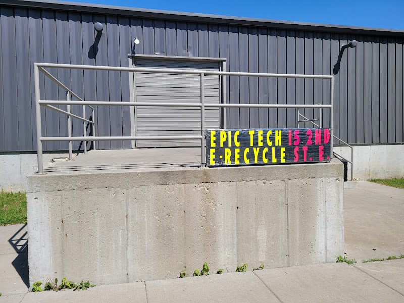 Electronics Recycling by Epic Tech recycling center in West Fargo, ND - View of facility
