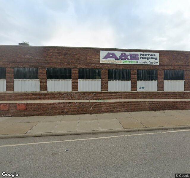 A&B Metal Recycling recycling center in Cleveland, OH - View of facility