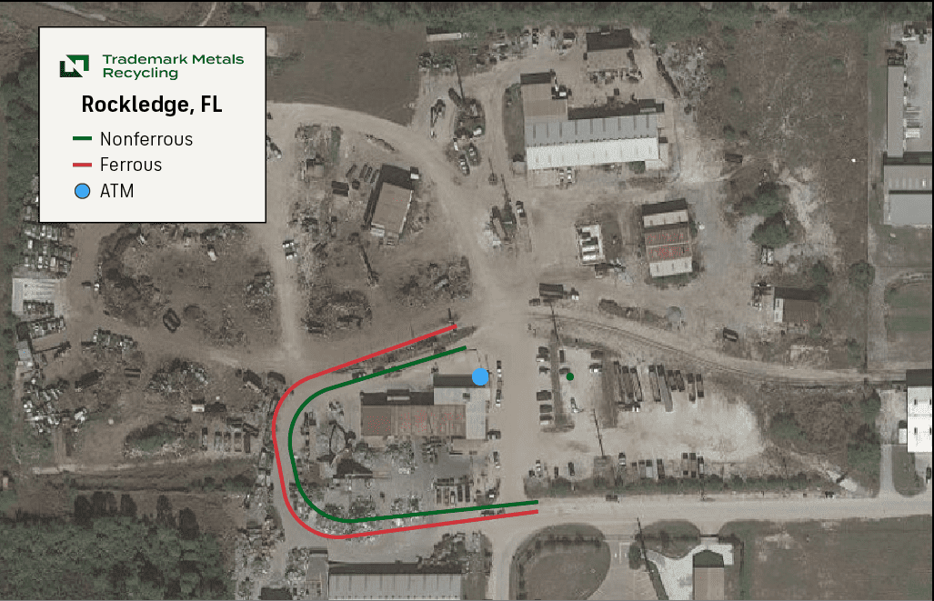 Trademark Metals Recycling - Rockledge recycling center in Rockledge, FL - View of facility