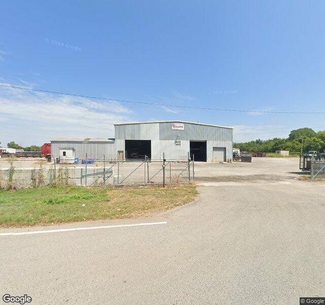 The University of Oklahoma Recycling Facility recycling center in Norman, OK - View of facility