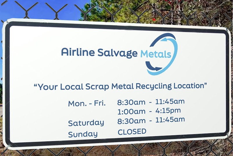 Airline Salvage Metals LLC recycling center in Metairie, LA - View of facility