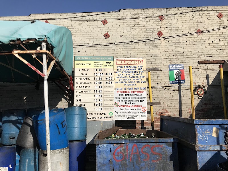 Star Recycling recycling center in Los Angeles, CA - View of facility