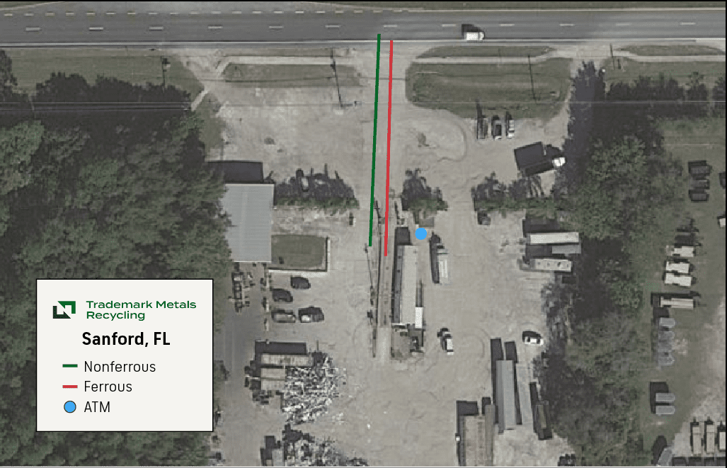 Trademark Metals Recycling - Sanford recycling center in Sanford, FL - View of facility