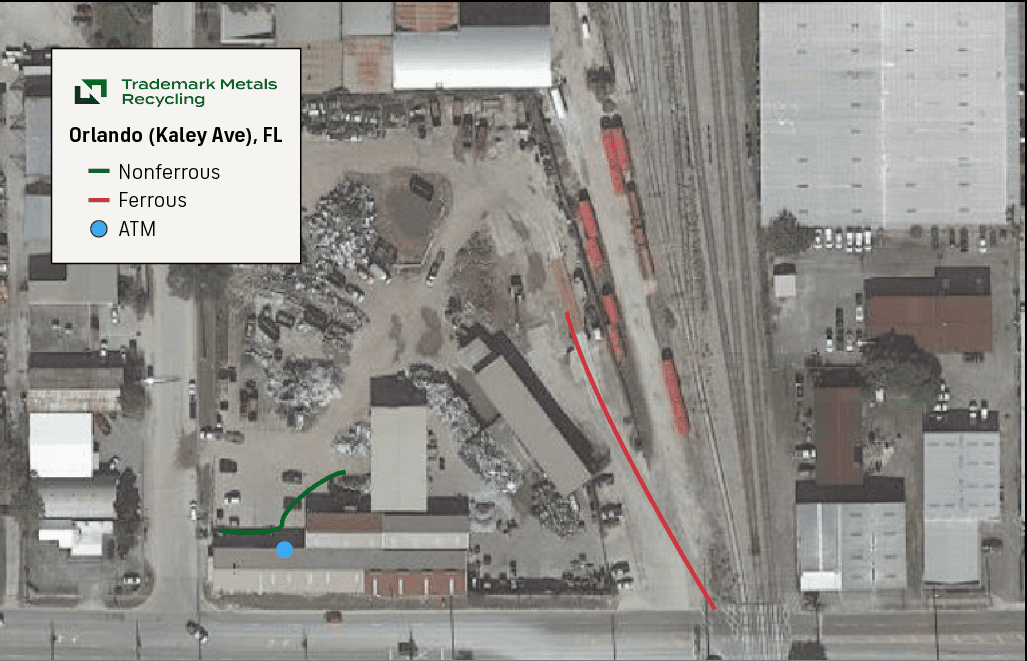 Trademark Metals Recycling - Orlando recycling center in Orlando, FL - View of facility