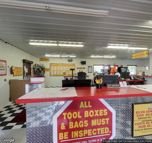 Ewe-Pullet Self Service Used Auto Parts recycling center in Garretson, SD - View of facility