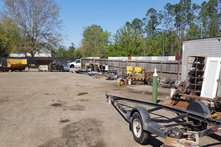 Pap's Scrap Recycler LLC recycling center in Macclenny, FL - View of facility