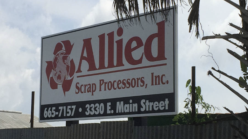 Allied Scrap Processors, Inc recycling center in Lakeland, FL - View of facility