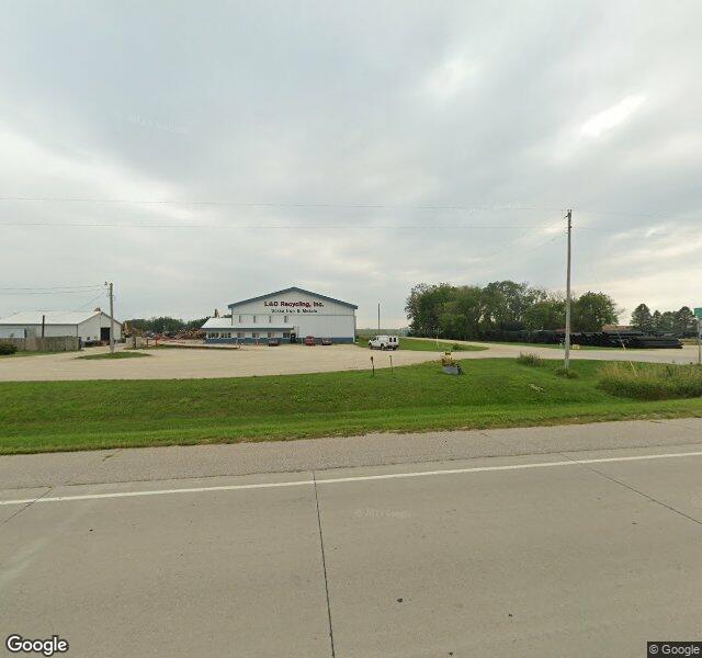 L&D Recycling Inc. recycling center in West Concord, MN - View of facility