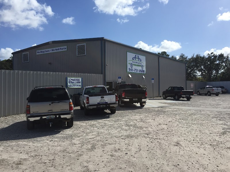 A & A Auto Recycling recycling center in Bradenton, FL - View of facility