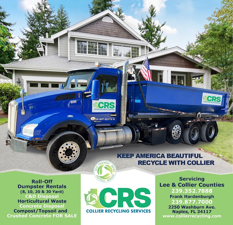 CRS Collier Recycling Services / Yahl Mulching & Recycling, Inc. recycling center in Naples, FL - View of facility