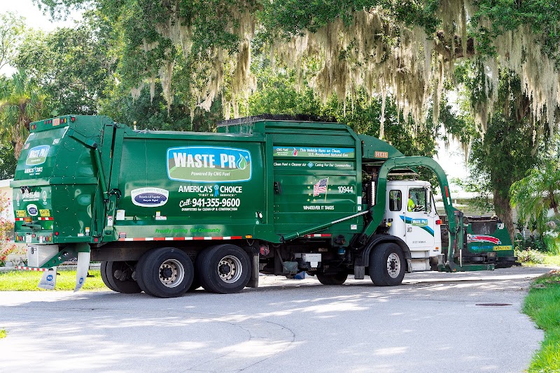 Waste Pro recycling center in Sarasota, FL - View of facility