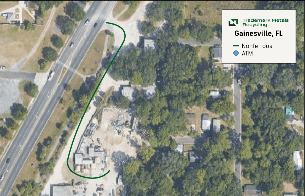 Trademark Metals Recycling - Gainesville recycling center in Gainesville, FL - View of facility