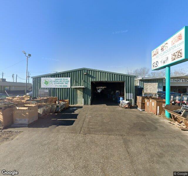 Greater Texas Metal Recycling Co Inc recycling center in South Houston, TX - View of facility