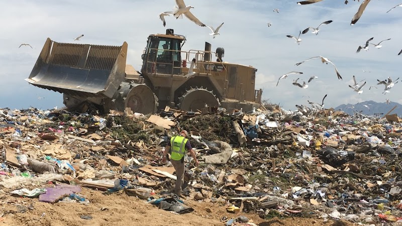 Trans-Jordan Landfill recycling center in South Jordan, UT - View of facility