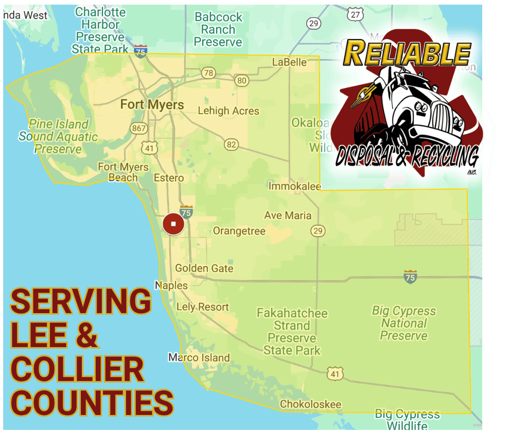 Reliable Disposal & Recycling, Inc. recycling center in Naples, FL - View of facility