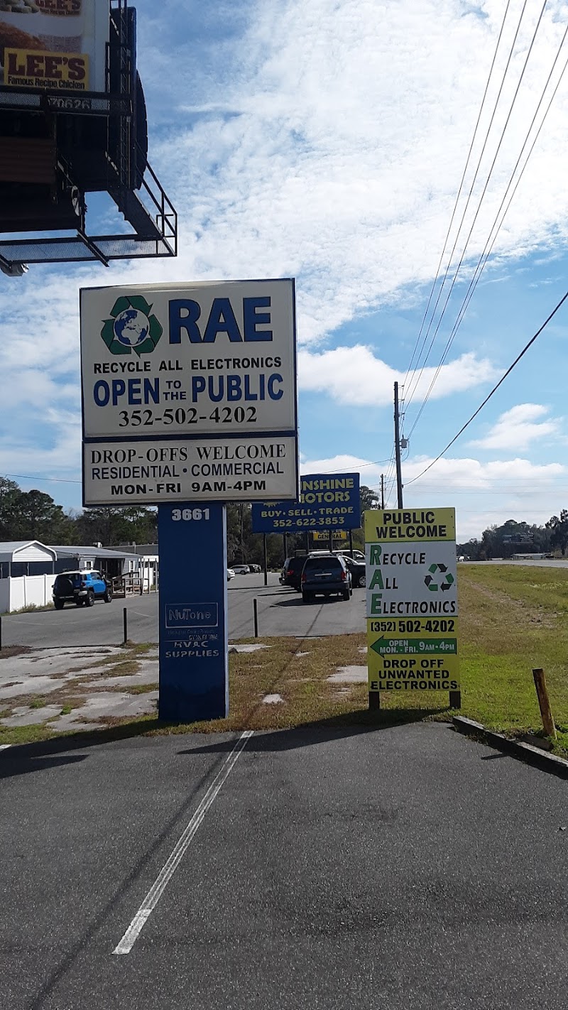 Recycle All Electronics (Full Circle Electronics FL) recycling center in Ocala, FL - View of facility