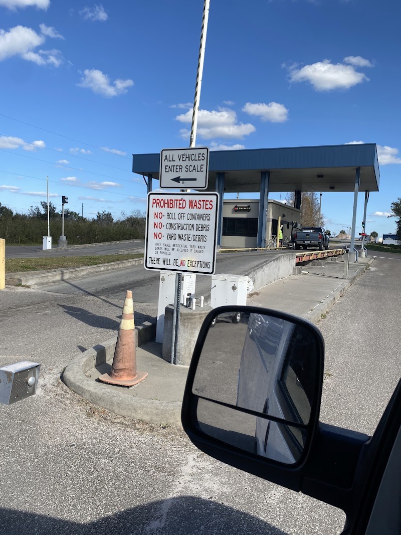 Pasco County Transfer Station (Solid Waste) recycling center in Dade City, FL - View of facility