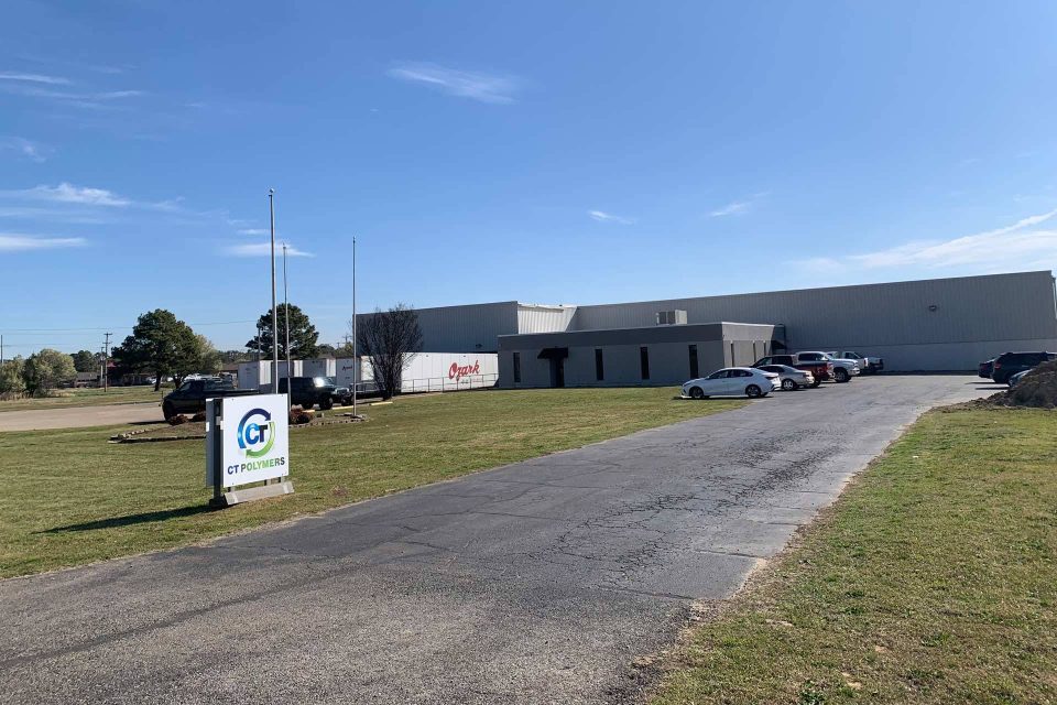 CT Polymers recycling center in Searcy, AR - View of facility