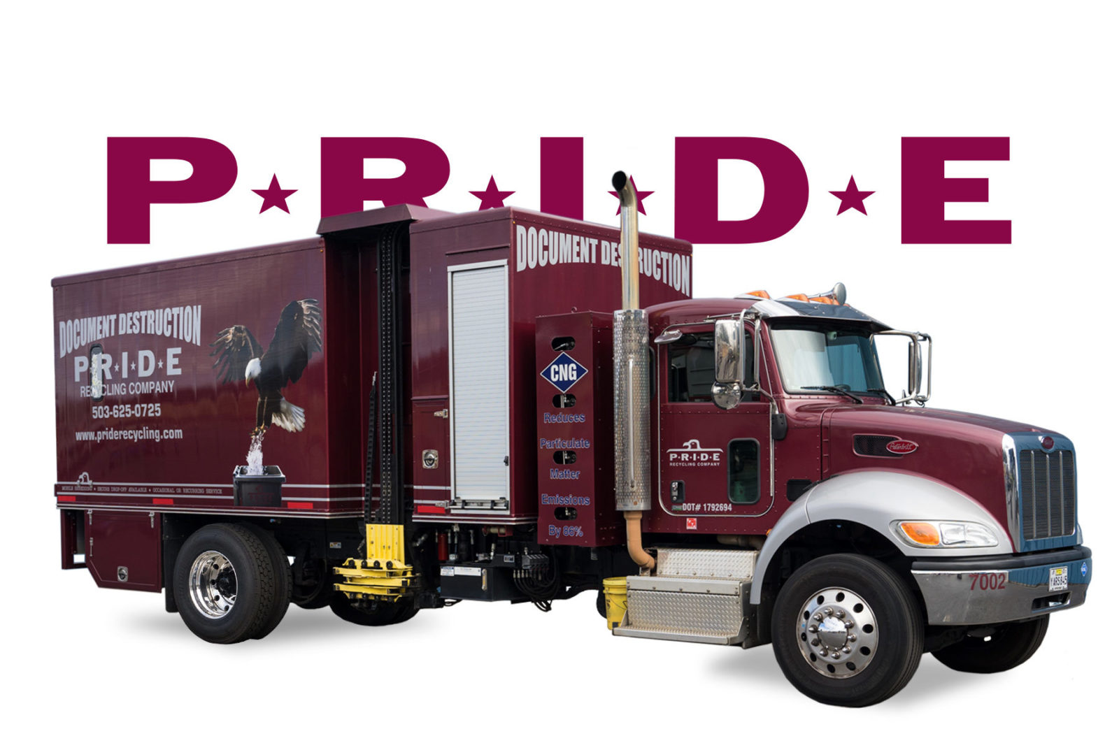 Pride Recycling Company & Pride Document Shredding recycling center in Sherwood, OR - View of facility