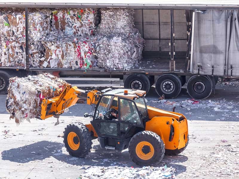 Hurricane Binnie recycling center in Hurricane, UT - View of facility