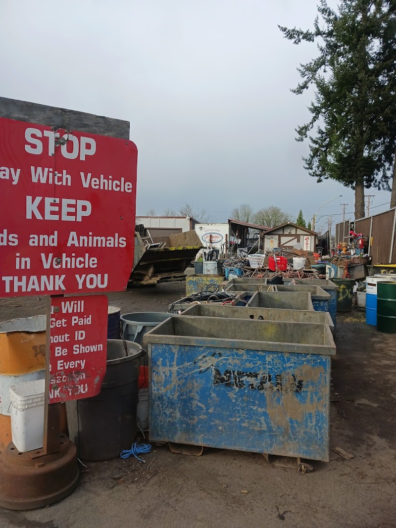 D C Metals recycling center in Eugene, OR - View of facility