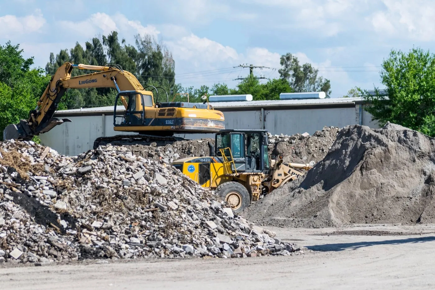 Global Recycling of Tampa Bay recycling center in Tampa, FL - View of facility