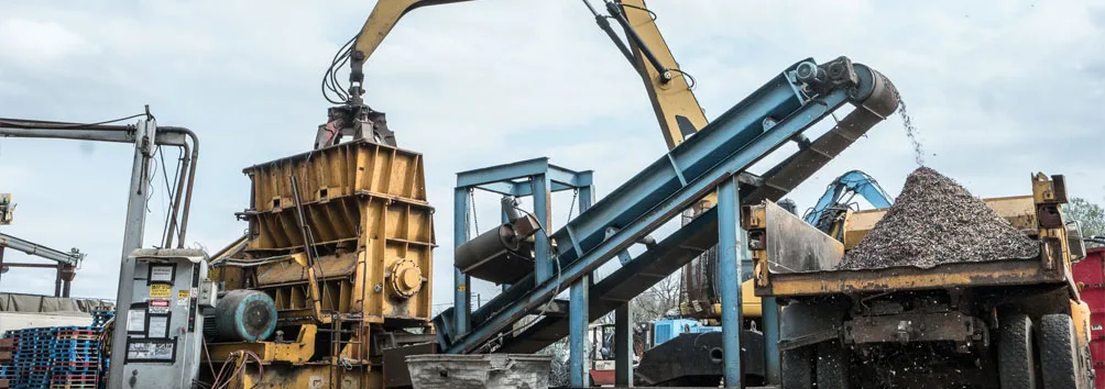 General Scrap Material recycling center in Shreveport, LA - View of facility