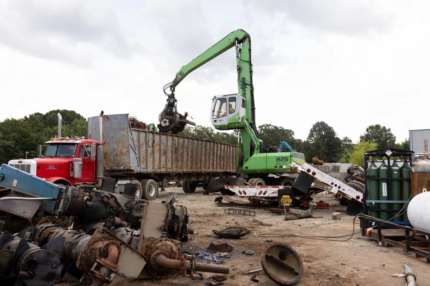 JSI Metal Recycling recycling center in Conway, AR - View of facility