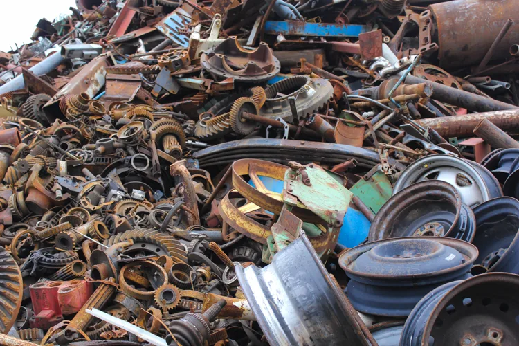West Side Iron & Metal recycling center in Grand Rapids, MI - View of facility