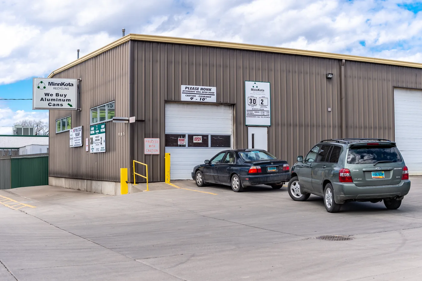 Minnkota Recycling recycling center in Fargo, ND - View of facility